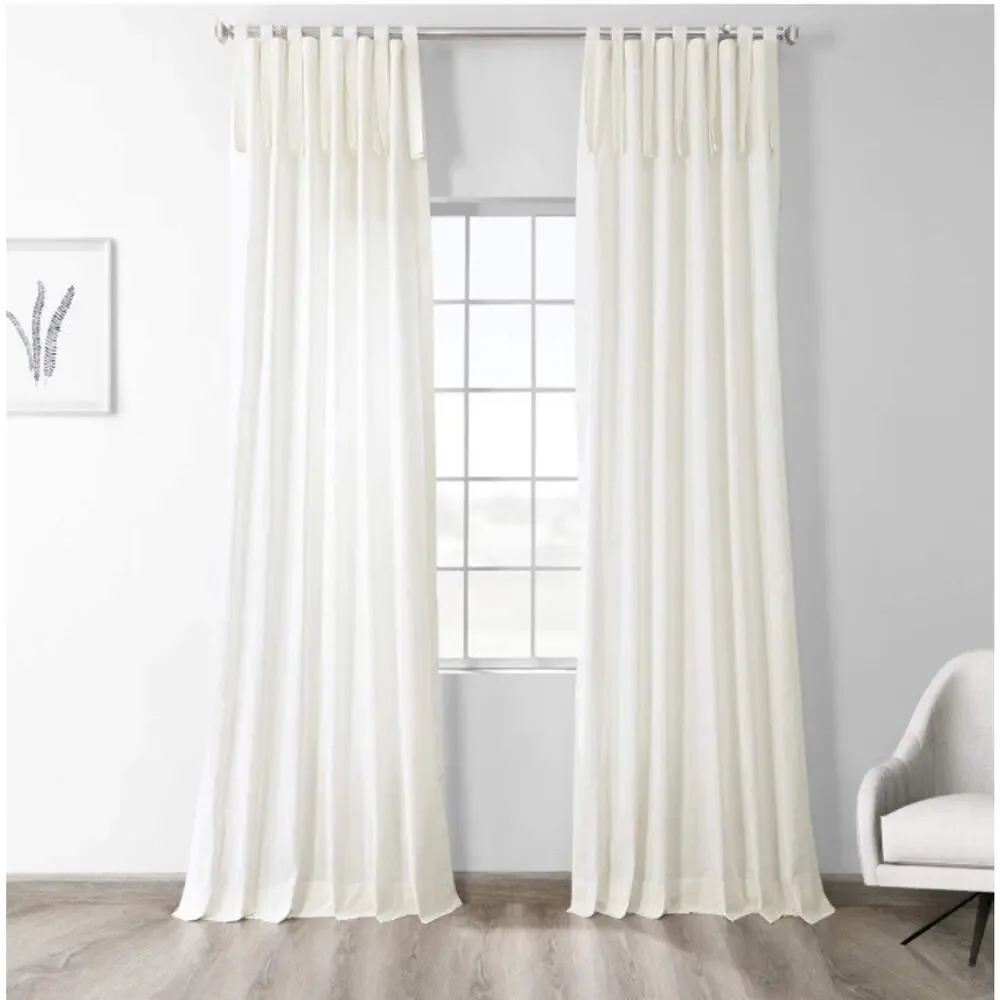 HPD Half Price Drapes Cotton Solid Blackout Curtain 1 Panel 50